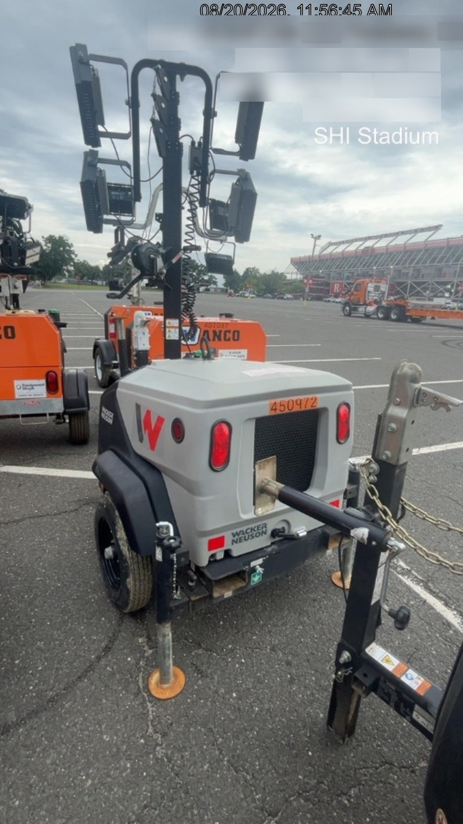 2024 Wacker Neuson LTT4 Diesel, Kohler KDW702, Deep Sea Controller, Auto Start, LED 320W, Bypass Outlet, T3