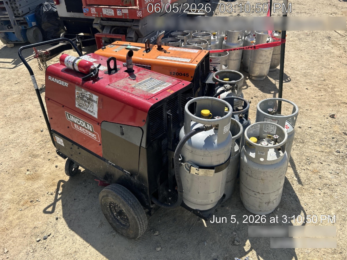 2020 Lincoln Electric Ranger 305 LPG Kohler Engine, One-Pak