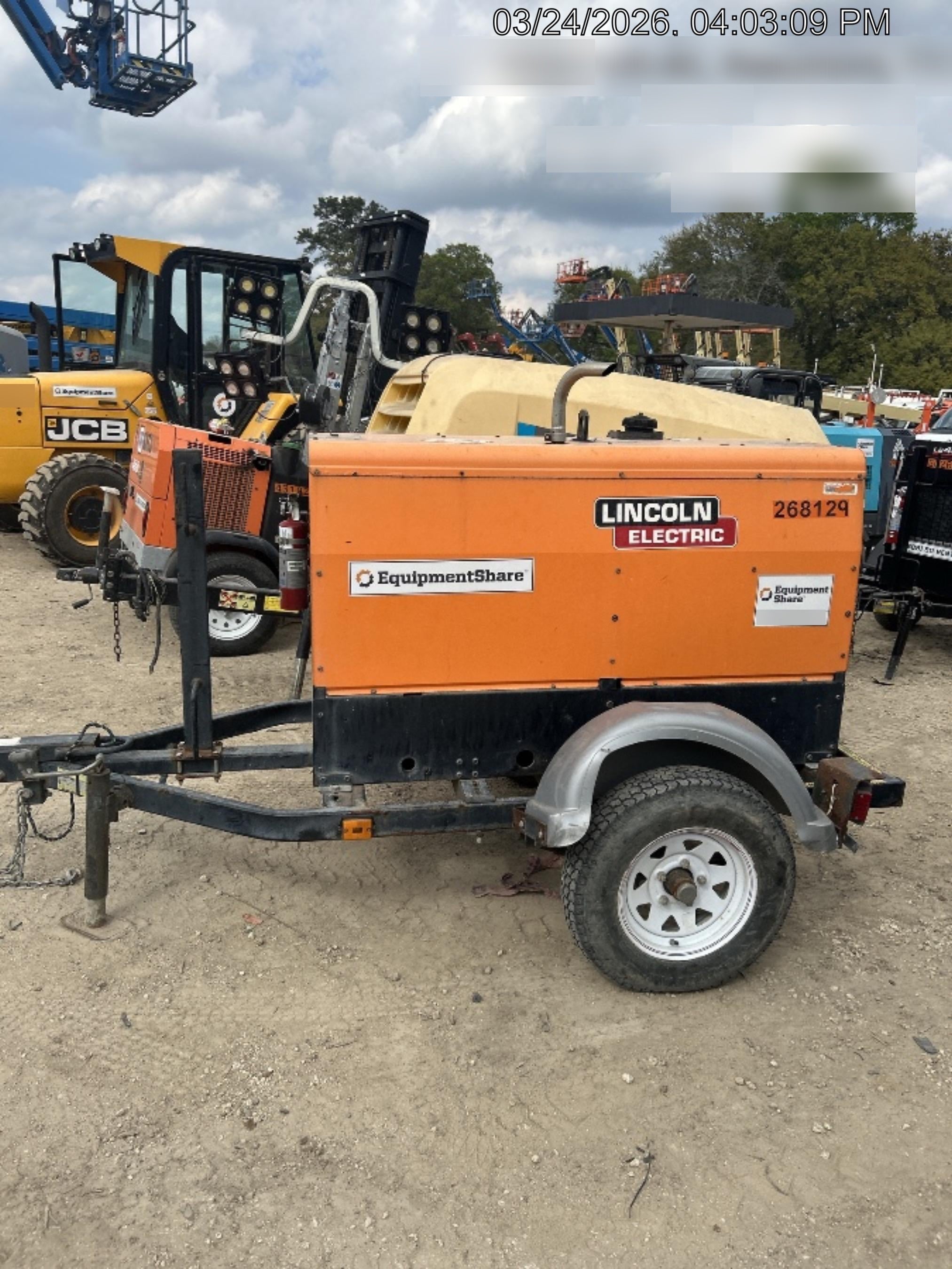 2022 Lincoln Electric LE400 Kubota V1505, Trlr, Cable Rack, Light Kit, ES Decals, T3