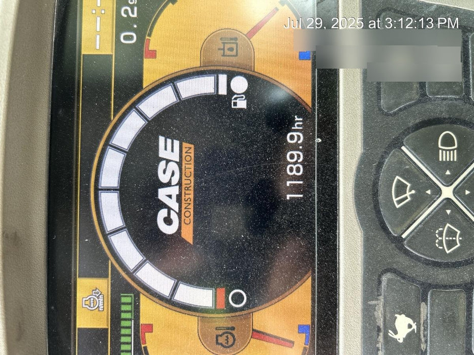 2015 Case CX80C CLOSED CAB, A/C, RUBBER TRACKS PADS, 7'-2" ARM