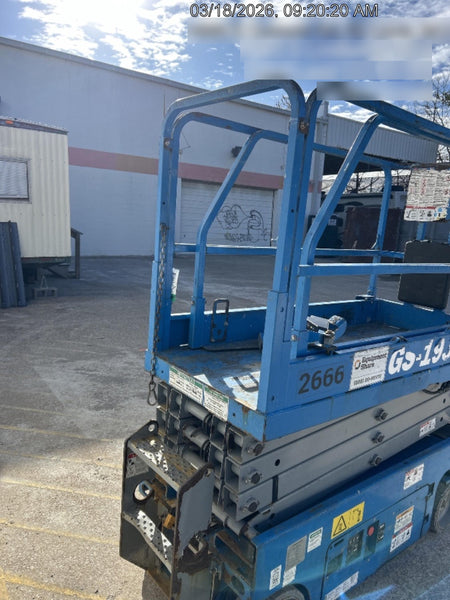 2016 Genie GS-1930 Genie GS-1930 Scissor Lift