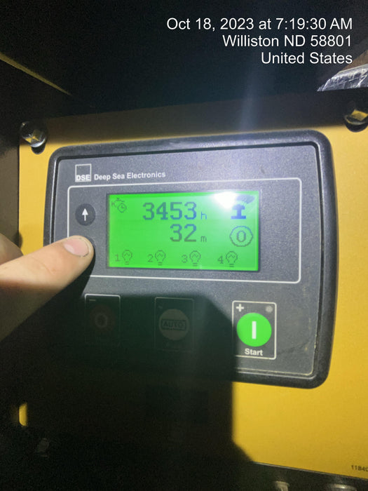 2022 Allmand NLV3GR (4) LED Light Fixture 350W, 23' Vertical Mast, 3kW Prime, Towable, Deep Sea L401, Leveling Jacks, Yanmar T4F 5.8hp