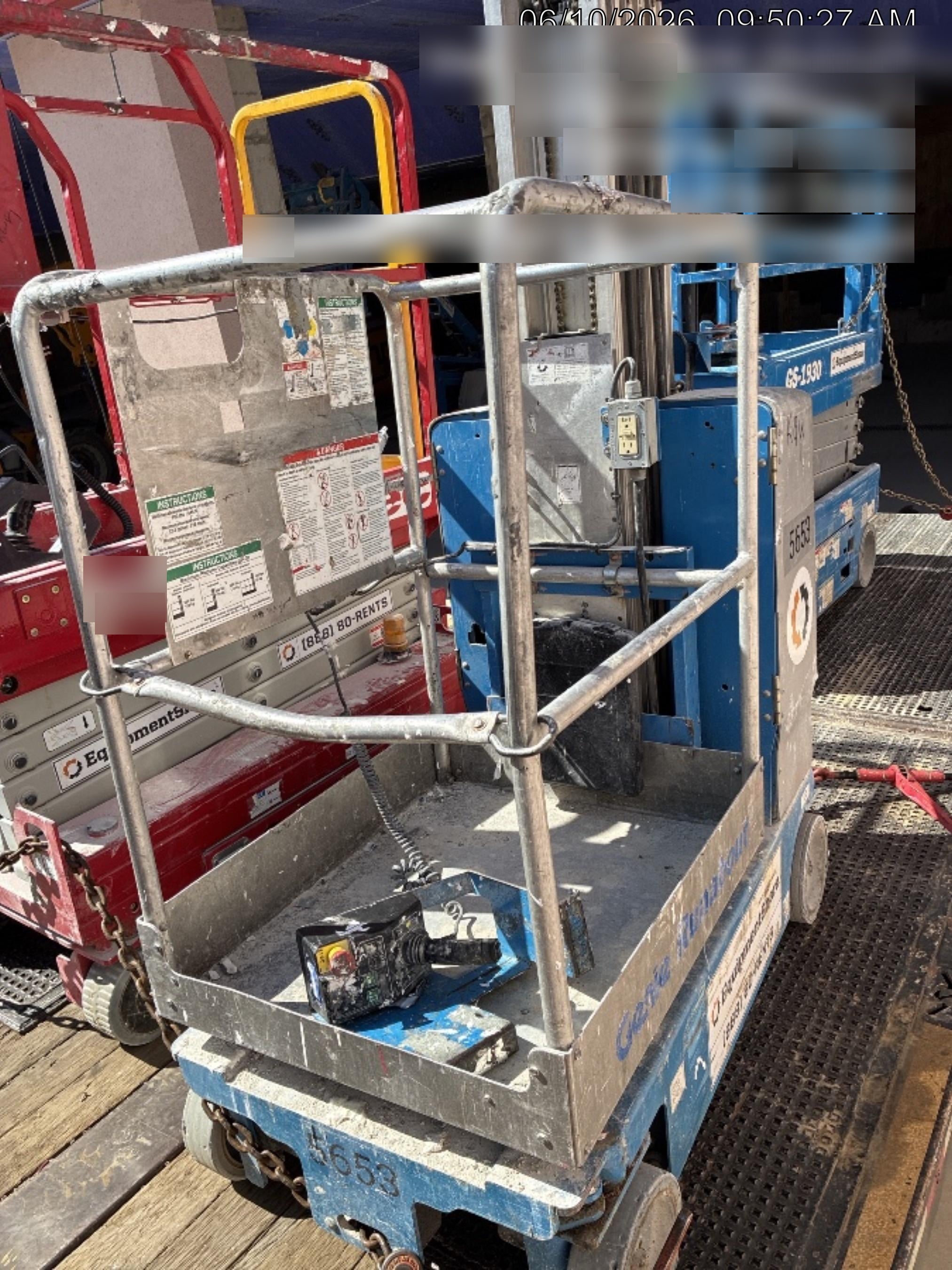 2019 Genie GS-1930 Fixed Rails with Chain Entry