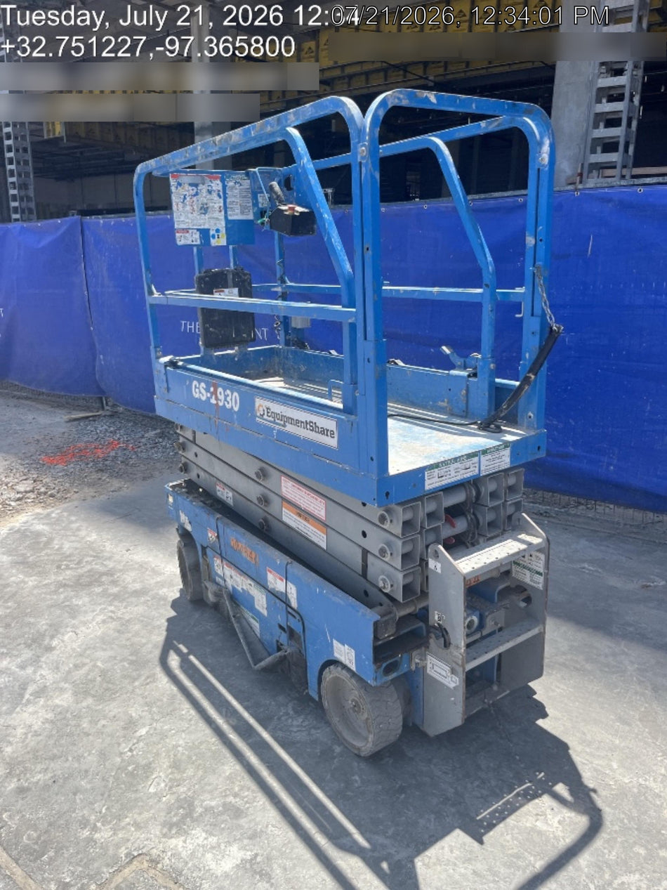 2020 Genie GS-1930 Fixed rails with chain entry gate - Pre A92.20