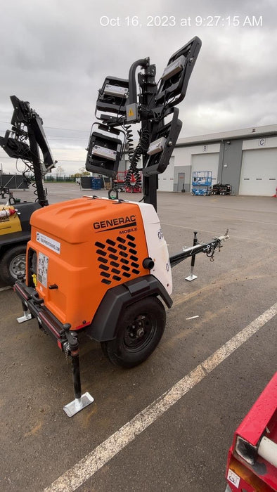 2023 Generac MLT2 Diesel, Flex Switch 120V Input, Powerzone Controller, 
(4) 320W LED Lights, 4kW Generator, 39.9 Gal Fuel Tank, 2" Ball, T3