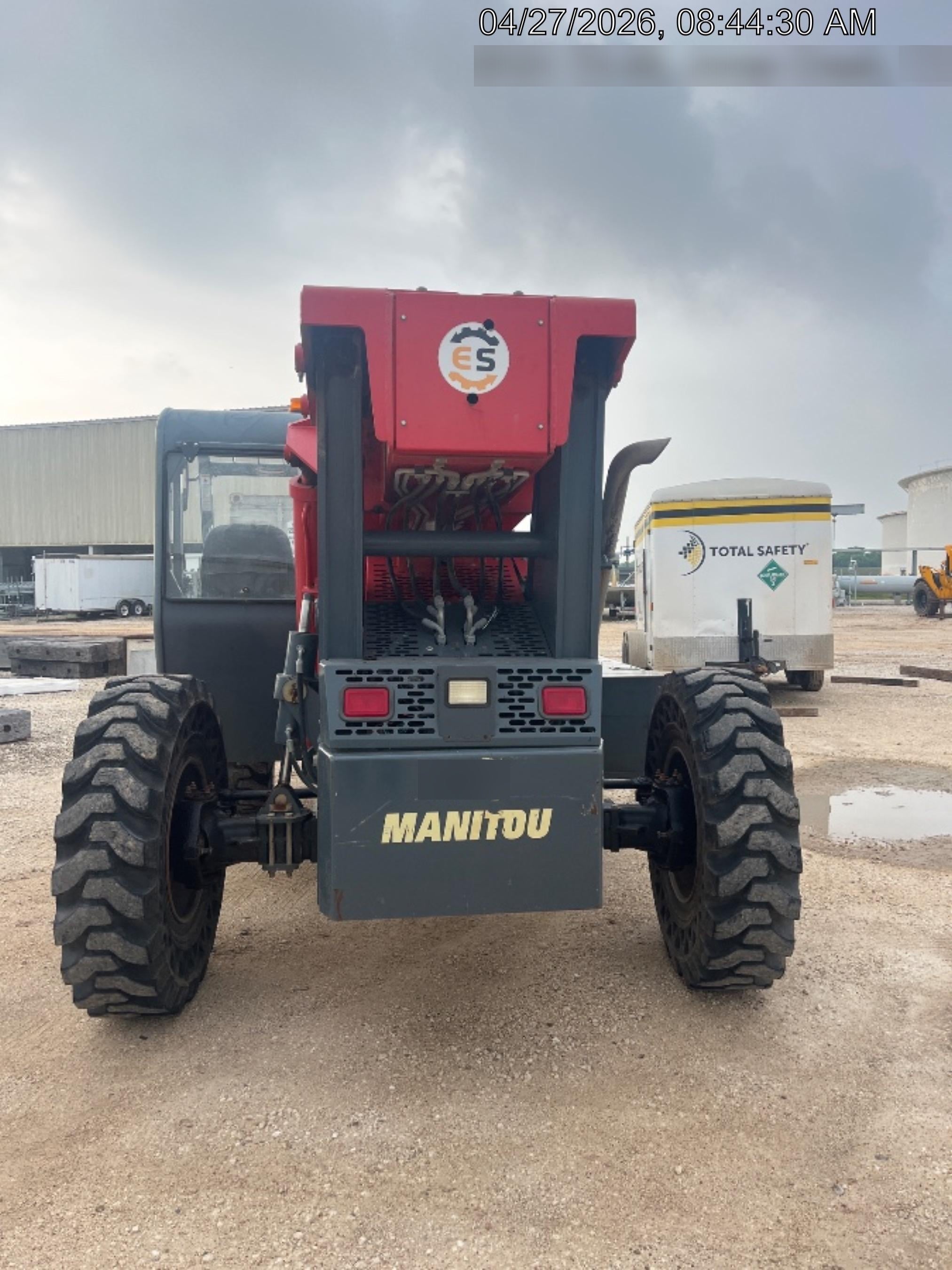 2018 Manitou MTA8044 MTA 8044 - 74 HP T4, Canopy, Worklights/Strobe, Beacon, 66" Carriage, 48" Forks, Solid Tires, Lift Hook, Aux Hydraulics