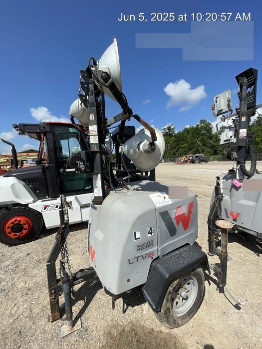 2019 Wacker Neuson LTV6L-MH Wacker Neuson LTV6L Mobile Light Tower w/Fuel Level Sensor Installed