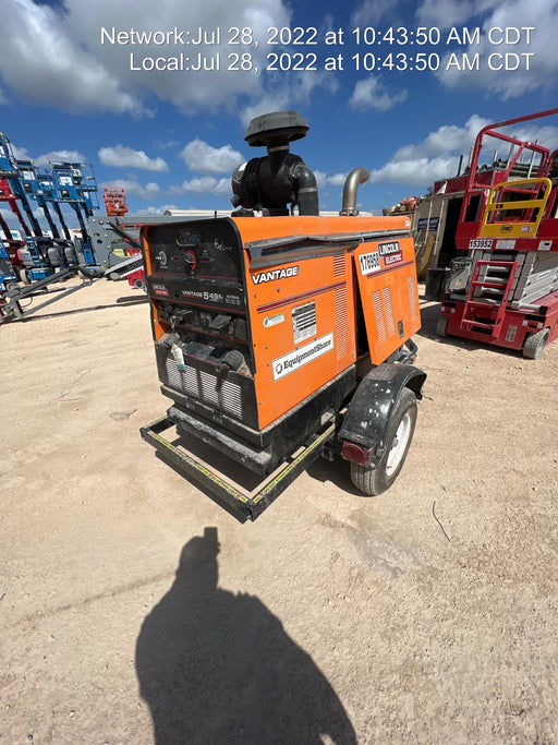 2021 Lincoln Electric Vantage 549X Ready Pak 3, ORANGE (includes trailer, cable rack, fender light kit)