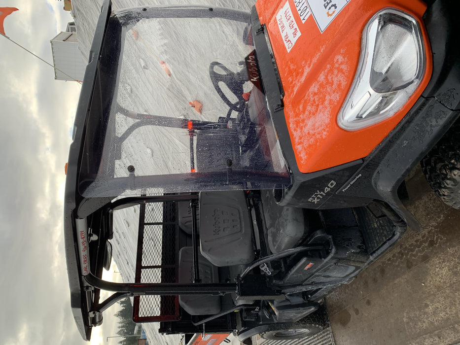 Kubota RTV-X1140W-H 4WD, LED Strobe, Windshield Acrylic Clear, Plastic Canopy, Wire Harness Kit, Backup Alarm