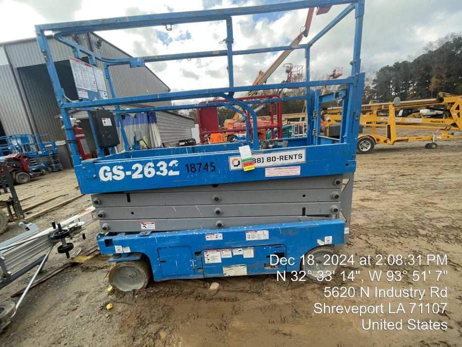 2018 Genie GS-2632 Genie GS-2632 Scissor Lift w/Standard Options