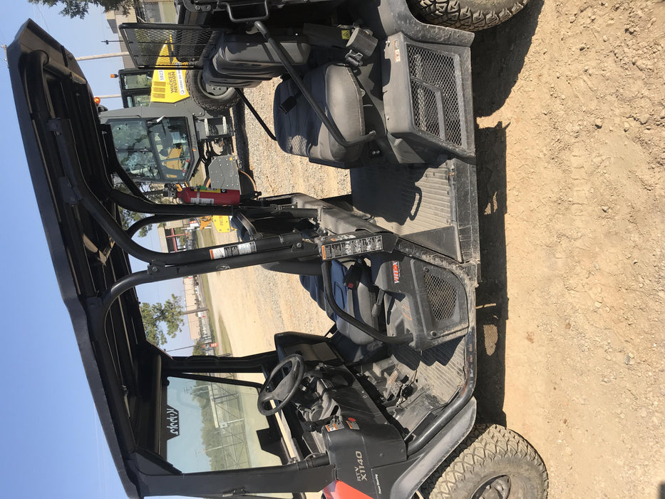 2019 Kubota RTV-X1140W-H 4WD, LED Strobe, Windshield Tempered Glass, Plastic Canopy, Wire Harness Kit, Backup Alarm