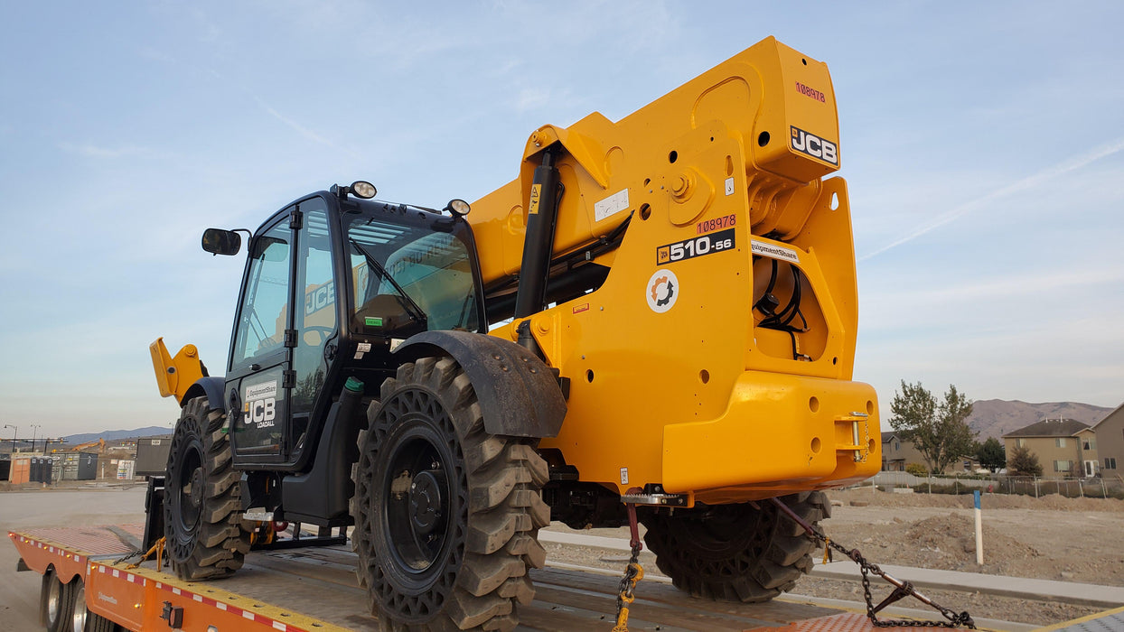 2020 JCB 510-56 Cab/Heat/Air, Solid Tires, Work Lights, Beacon, Aux Hydraulics, Back up Alarm, Lifting Eye, ES Decals