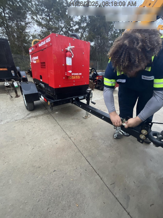 2024 Shindaiwa DGW400MDL Kubota D902 Engine, 23 HP, Dual Op Welder, Wire, Arc, Droop Stick, Tig, and CC Stick Functionality, Simulphase, 3 Phase and 1 Phase Gen Output, Single Axle NB Trlr, Slr Trckl Chrg 12V 12W, Fire Ext