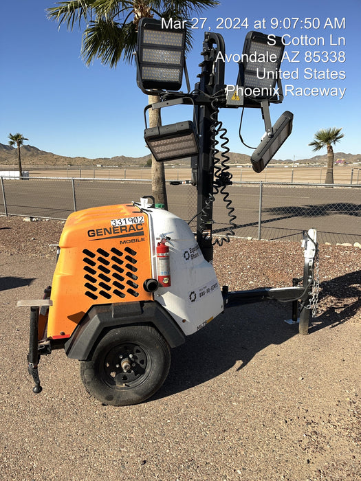 2023 Generac MLT2 Diesel, Flex Switch 120V Input, Powerzone Controller, (4) 320W LED Lights, 4kW Generator, 39.9 Gal Fuel Tank, 2" Ball, T3