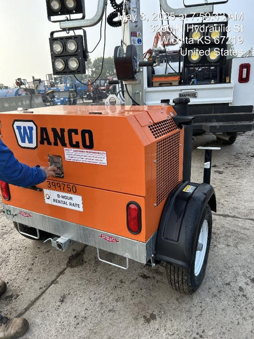2024 Wanco WLTT-4MM4K Diesel, Deep Sea Controller, Shore Power Plug, Auto Start, (4) 350W LED Floodlights, 4kW Generator, 60 Gal Fuel Tank, 2" Ball, T3