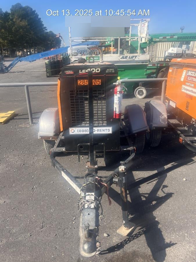 2022 Lincoln Electric LE400 Kubota V1505, Trlr, Cable Rack, Light Kit, ES Decals, T3