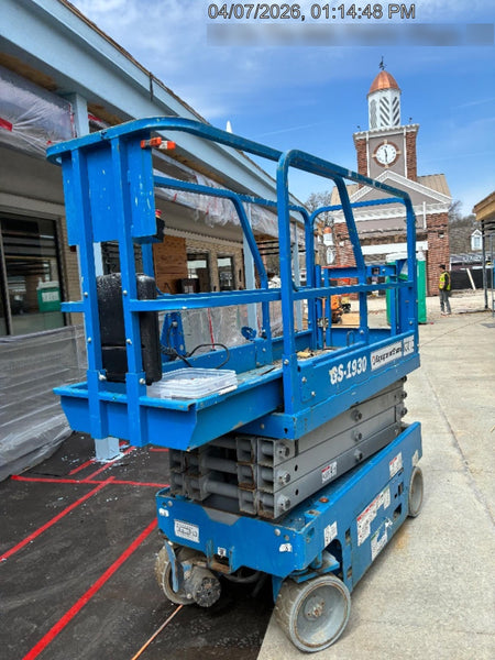 2020 Genie GS-1930 Solid Non Marking Tires, Beacon, Folding rails with half height swing gate