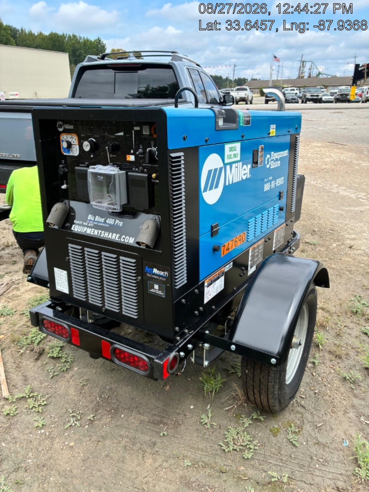 2026 MILLER ELECTRIC BIG BLUE 400