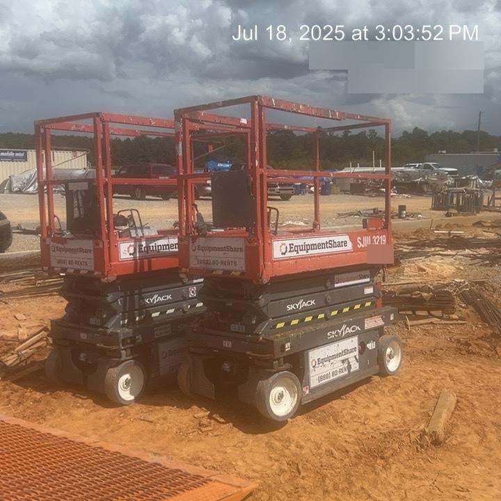 2019 Skyjack SJIII-3219 Standard Options, Trojan Batteries