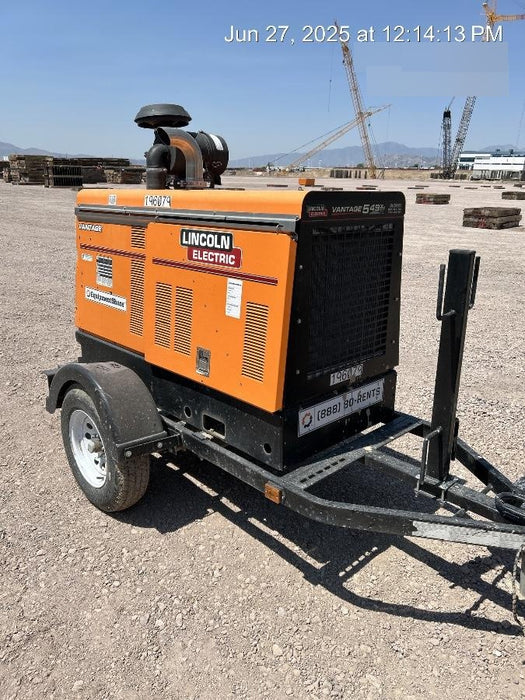 2021 Lincoln Electric Vantage 549X Ready Pak 3, ORANGE (includes trailer, cable rack, fender light kit)
