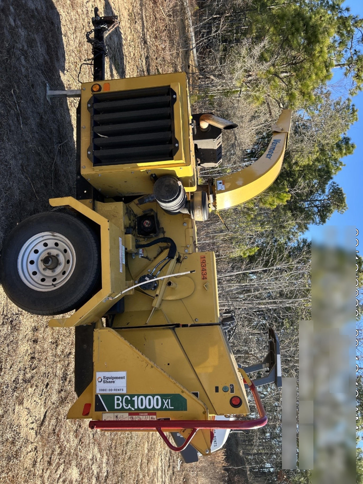 2021 VERMEER BC1000XL Diesel