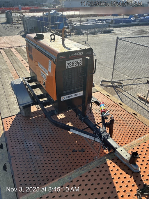 2022 Lincoln Electric LE400 Kubota V1505, Trlr, Cable Rack, Light Kit, ES Decals, T3