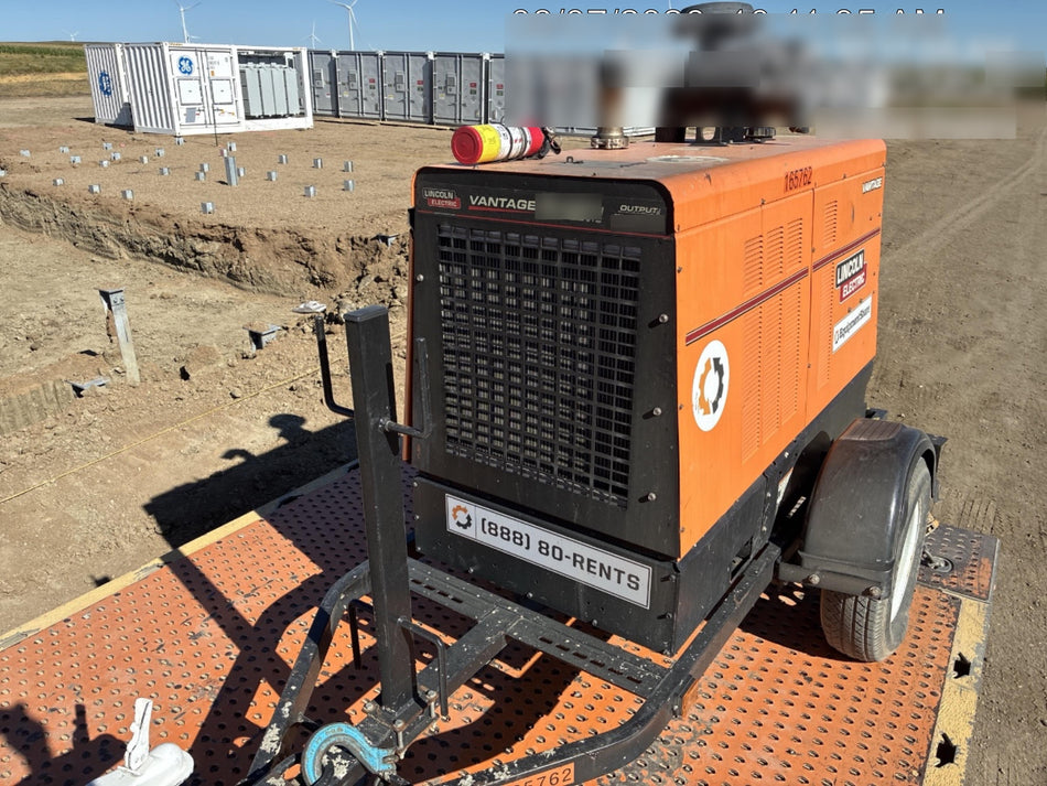 2021 Lincoln Electric Vantage 549X Ready Pak 3, ORANGE (includes trailer, cable rack, fender light kit)