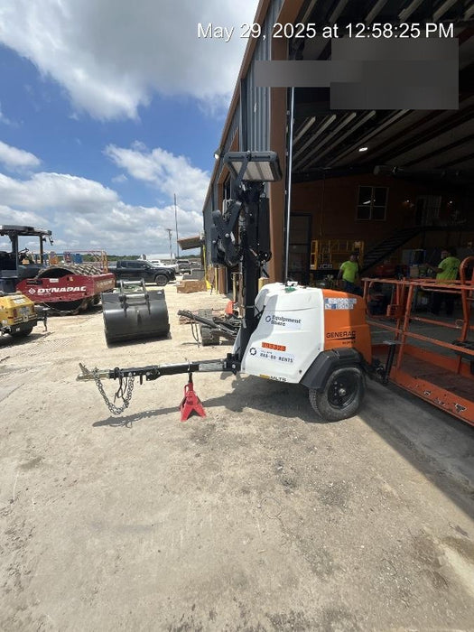 2024 Generac MLT2 Diesel, Flex Switch 120V Input, Powerzone Controller, 
(4) 320W LED Lights, 4kW Generator, 39.9 Gal Fuel Tank, 2" Ball, T3