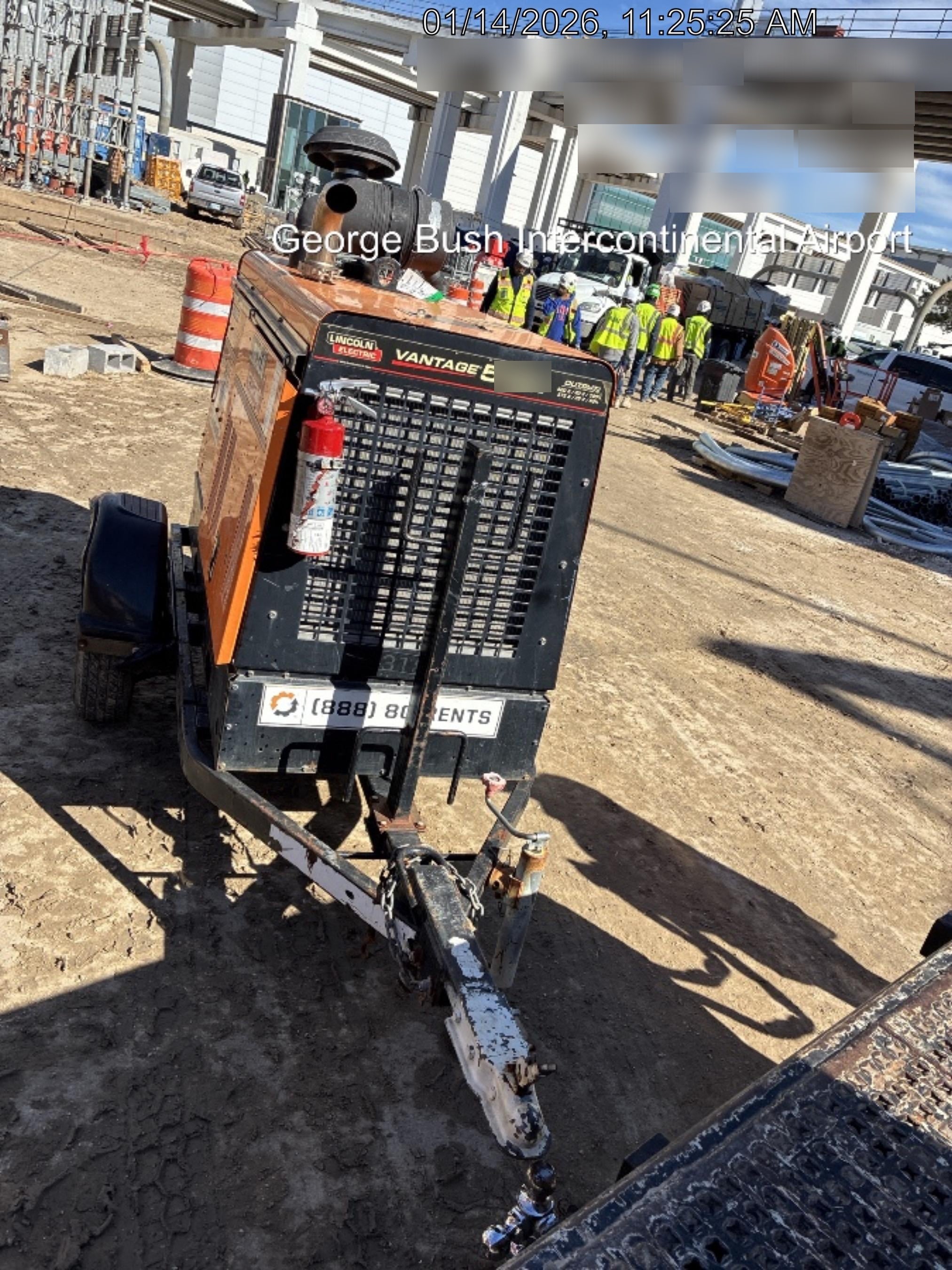 2021 Lincoln Electric Vantage 549X Ready Pak 3, ORANGE (includes trailer, cable rack, fender light kit)