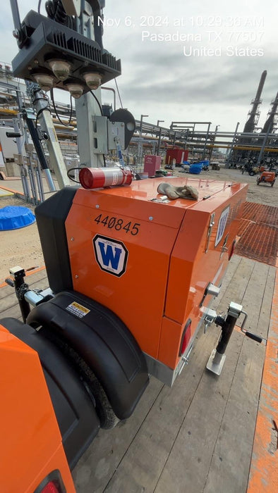 2024 Wanco WLTT-4MM4K Diesel, Deep Sea Controller, Shore Power Plug, Auto Start, (4) 350W LED Floodlights, 4kW Generator, 60 Gal Fuel Tank, 2" Ball, T3