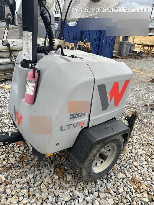 2019 Wacker Neuson LTV6L-MH Wacker Neuson LTV6L Mobile Light Tower w/Fuel Level Sensor Installed