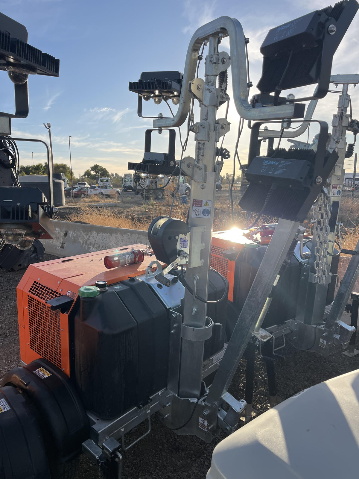 2024 Wanco WLTT-4MM4K Diesel, Deep Sea Controller, Shore Power Plug, Auto Start, (4) 350W LED Floodlights, 4kW Generator, 60 Gal Fuel Tank, 2" Ball, T3