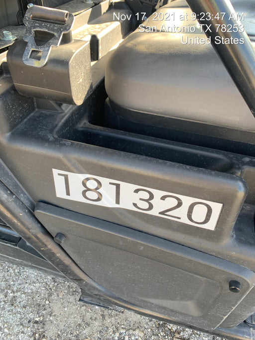 2021 Kubota RTV-X1140W-H Plastic Canopy, Windshield Acrylic Clear, LED Strobe Light, Wire Harness Kit, Back up Alarm