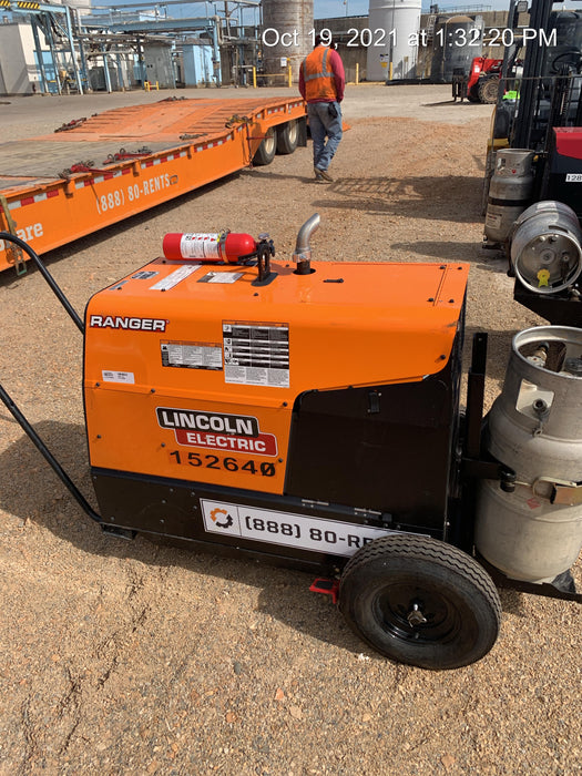 2021 Lincoln Electric Ranger 305 LPG LPG One-Pak (includes undercarriage, tank holder & tank strap) ORANGE