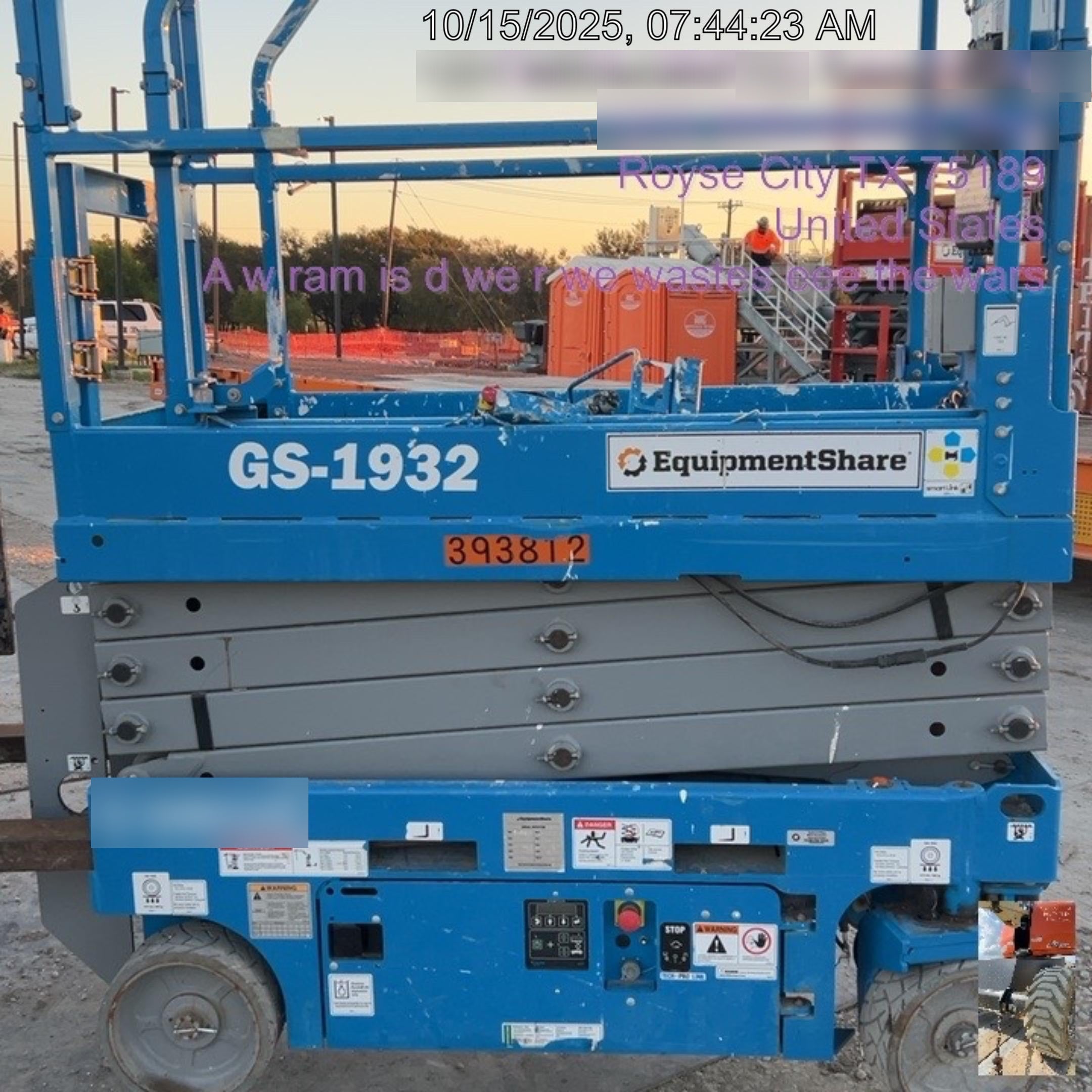 2017 Genie GS-1930 Genie GS1930 Scissor Lift