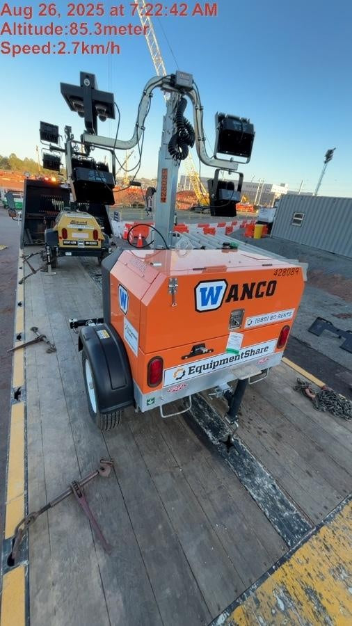 2024 Wanco WLTT-4MM4K Diesel, Deep Sea Controller, Shore Power Plug, Auto Start, (4) 350W LED Floodlights, 4kW Generator, 60 Gal Fuel Tank, 2" Ball, T3