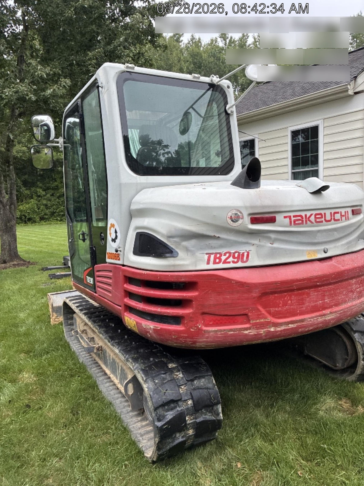 2020 TAKEUCHI TB290C