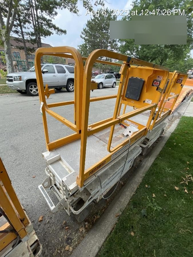 Custom Equipment HB-1430 Hy-Brid Scissor Lift
Platform capacity up to 670 lbs
Working height up to 20 ft
Weighs under 1,700 lbs
Non-marking wheels