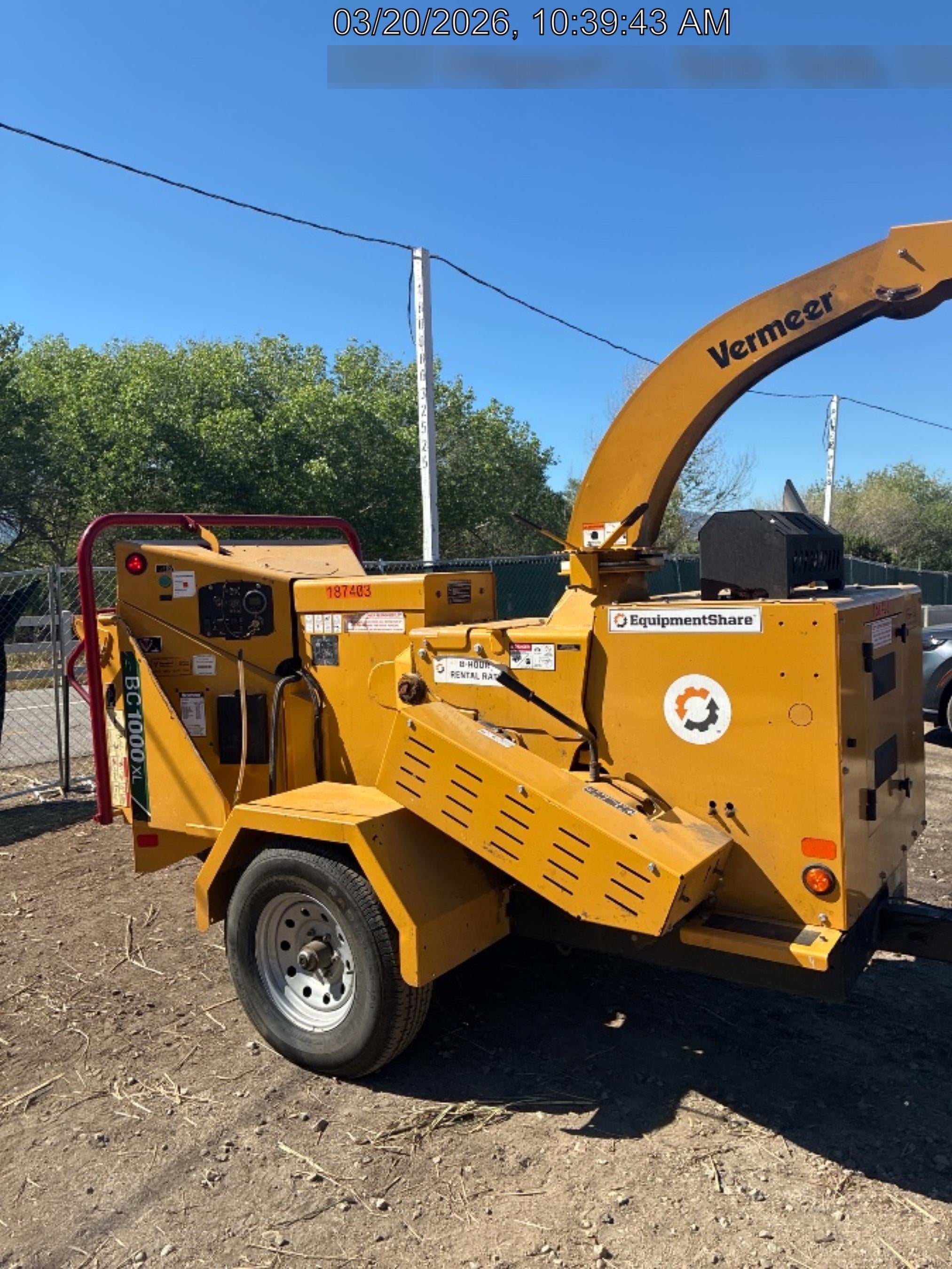 2021 VERMEER BC1000XL Diesel