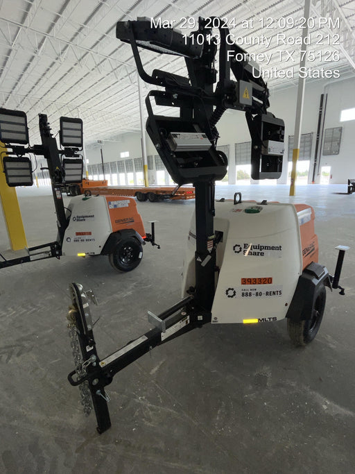 2024 Generac MLT2 Diesel, Flex Switch 120V Input, Powerzone Controller, 
(4) 320W LED Lights, 4kW Generator, 39.9 Gal Fuel Tank, 2" Ball, T3