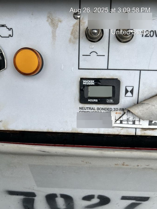 Wacker Neuson LTV6K-MH Wacker Neuson LTV6K Light Tower w/Kubota Engine