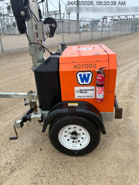2024 Wanco WLTT-4MM4K Diesel, Deep Sea Controller, Shore Power Plug, Auto Start, (4) 350W LED Floodlights, 4kW Generator, 60 Gal Fuel Tank, 2" Ball, T3