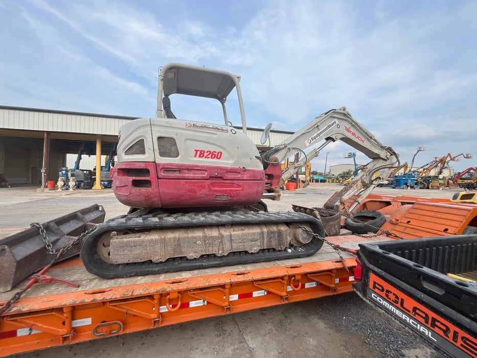 2019 Takeuchi TB260 Takeuchi TB260 Canopy w/Rubber Tracks, Auxiliary Hydraulics, Standard Blade, Manual QC