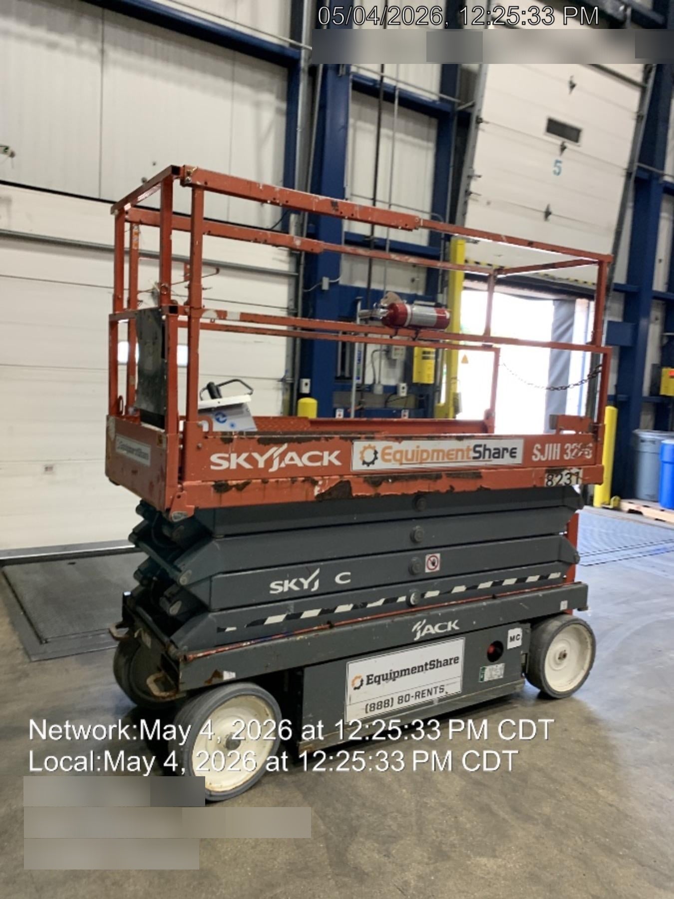 2018 Skyjack SJIII-3226 Skyjack SJIII3226 Scissor Lift w/Trojan Batteries