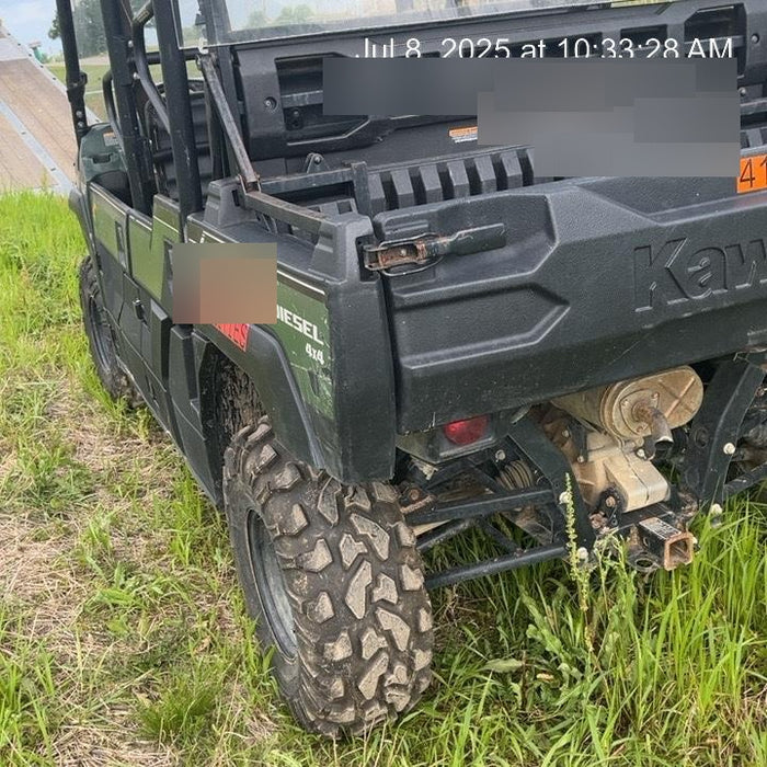 2019 Kawasaki Mule PRO-DXT Standard Options, Backup Alarm, Beacon, Plastic Hard Top, Poly Windshield, Horn Kit