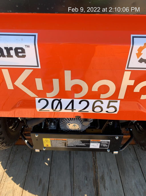 2022 Kubota RTV-X1140W-H Plastic Canopy, Windshield Acrylic Clear, LED Strobe Light, Wire Harness Kit, Back up Alarm