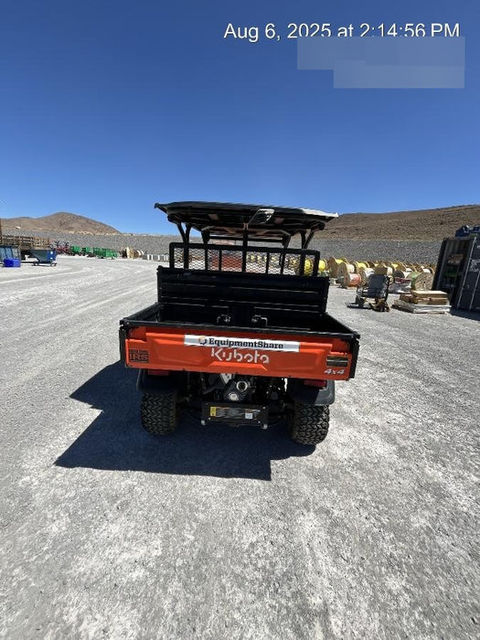 2022 Kubota RTV-X1140W-H Plastic Canopy, Windshield Acrylic Clear, LED Strobe Light, Wire Harness Kit, Back up Alarm