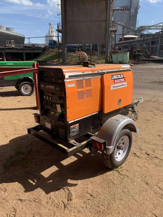 2022 Lincoln Electric LE400 Kubota V1505, Trlr, Cable Rack, Light Kit, ES Decals, T3