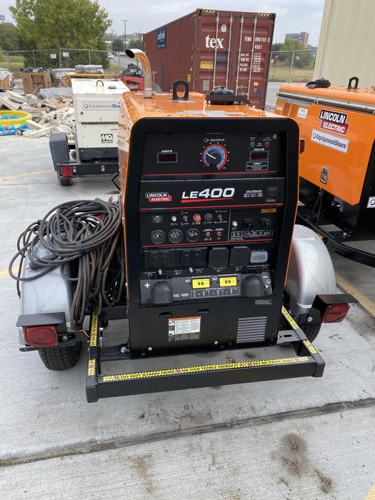 2022 Lincoln Electric LE400 Kubota V1505, Trlr, Cable Rack, Light Kit, ES Decals, T3