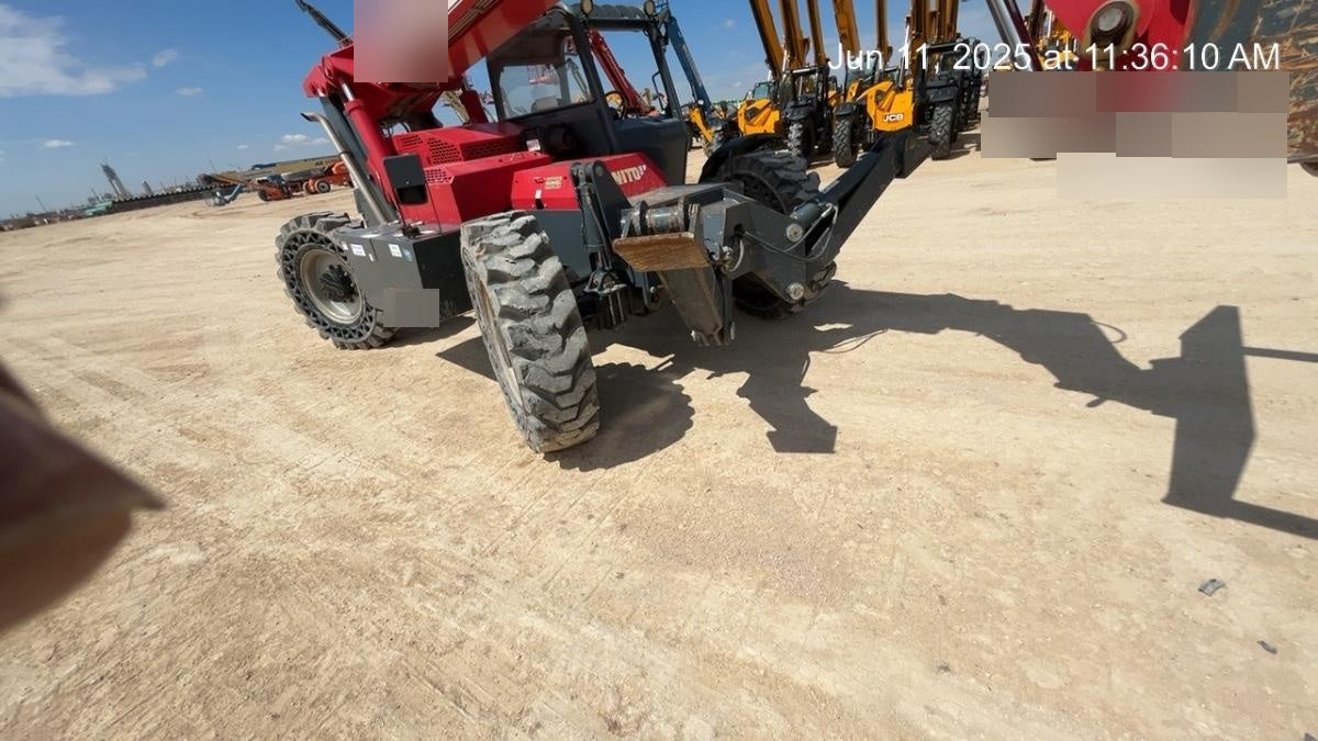 2019 Manitou MTA10055 Manitou MTA10055 - 120 HP T4, Canopy, Worklights/Strobe, Beacon, 66" Carriage, 60" Forks, Solid Tires, Lift Hook, Aux Hydraulics